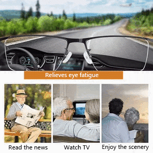 🔥Color-changing anti-blue light presbyopia glasses