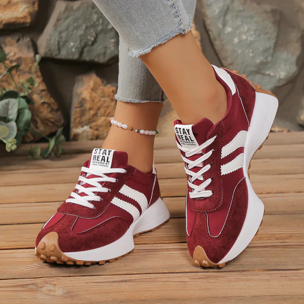 Stay-Real Sneakers | Retro style that goes with everything