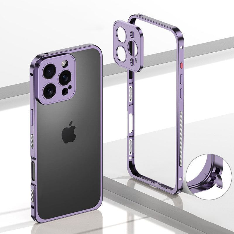 Summer Cooling Independent Frame Lens Cover Phone Case For iPhone