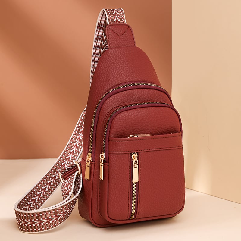 Women's Fashion Casual Solid Color Crossbody Bag