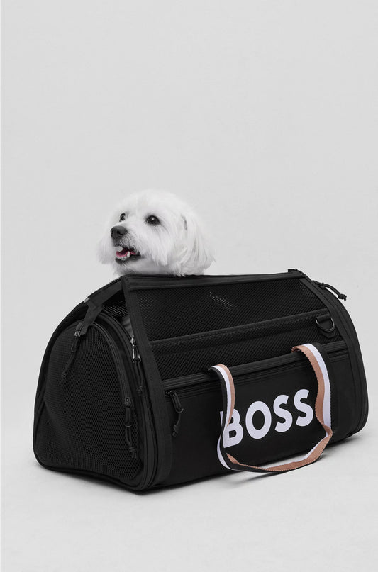 DOG TRAVEL BAG WITH QUILTED MAT